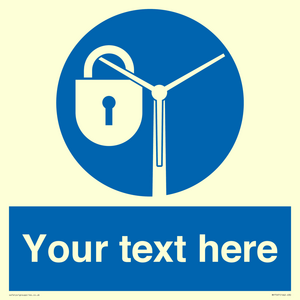 Custom mandatory lock rotor blades